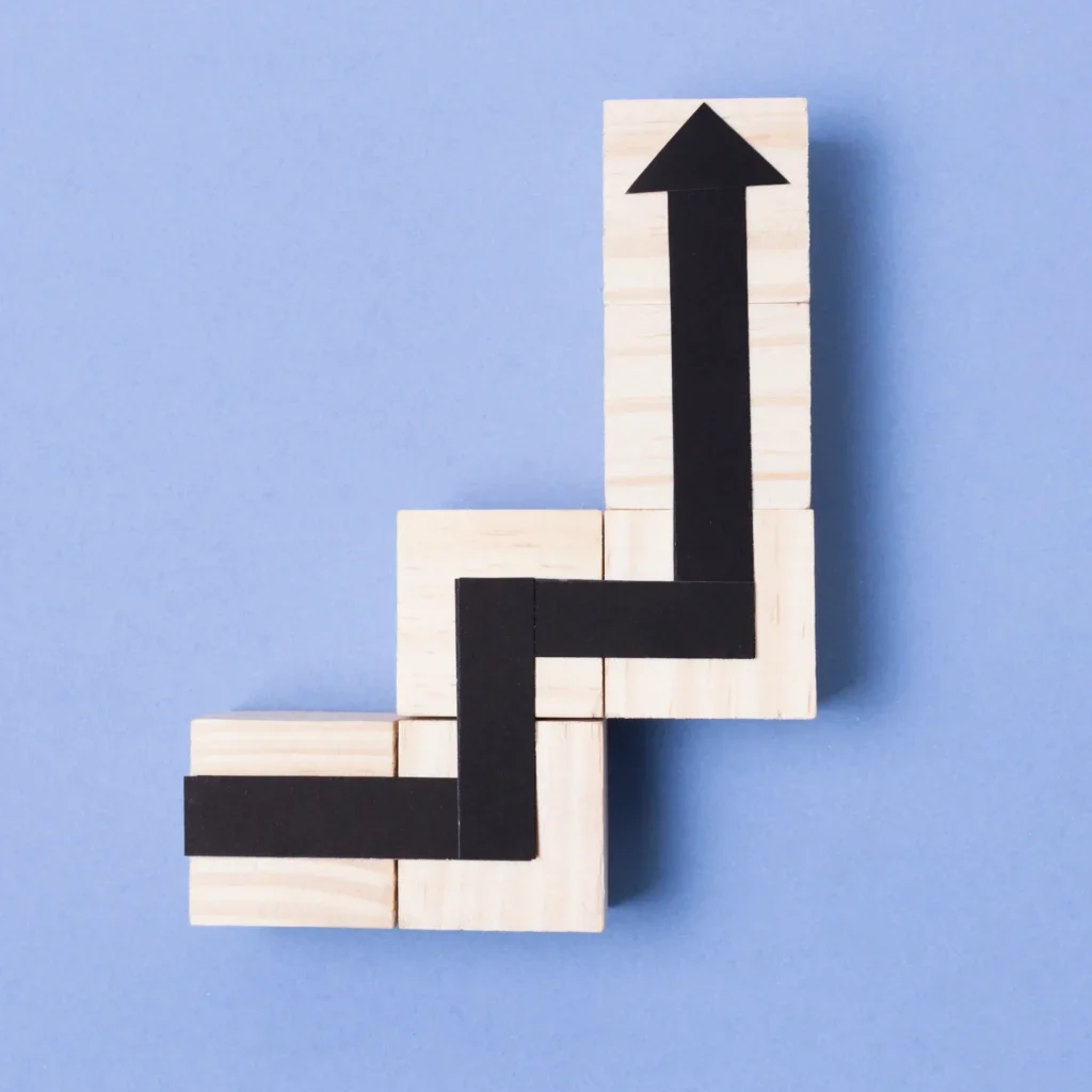 arrow-with-wooden-outline-blue-background-1024x1536